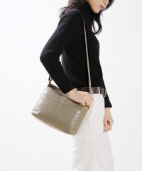 Jamale/ジャマレ Jamale [Jamale]牛革クロコ型押しショルダー バッグ日本製/503275257