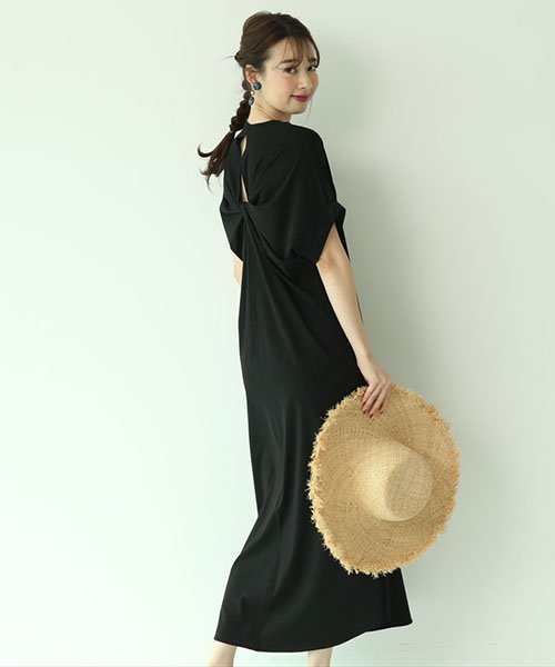 セール バックギャザーカットワンピ マイストラーダ Mystrada D Fashion セール バックギャザーカットワンピ マイストラーダ Mystrada D Fashion