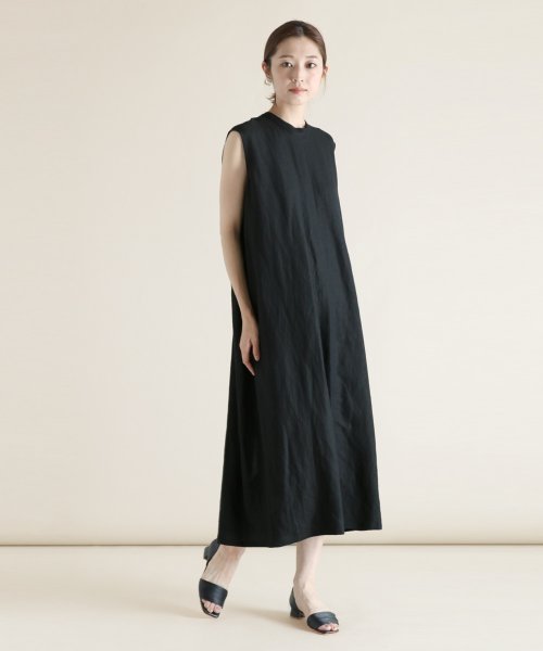 セール Aga レーヨンリネン バックオープンワンピース ラシュッド Lasud D Fashion