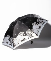 LANVIN en Bleu(umbrella)/折りたたみ傘　クイックアーチ　シルエットフラワー/502596971