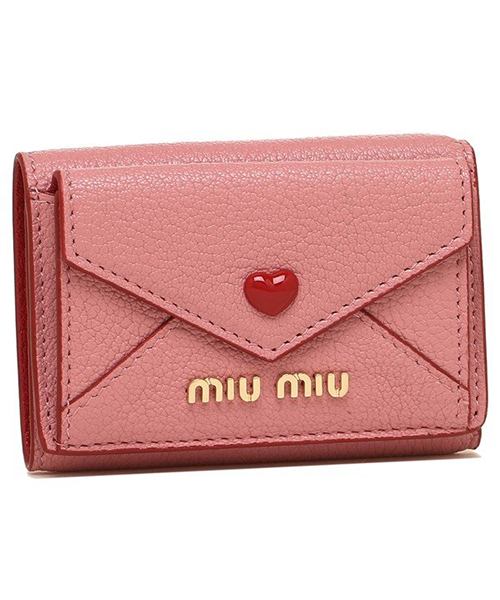 クーポン】【セール 21%OFF】ミュウミュウ 折財布 レディース MIU MIU