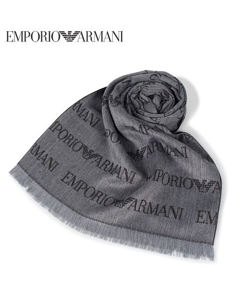 エンポリオ アルマーニ EMPORIO ARMANI マフラー ストール メンズ グレー 625053 CC786(503016161) | エンポリオ アルマーニ(EMPORIOARMANI) - d fashion