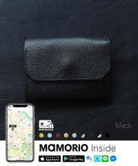 LIFE POCKET/紛失防止タグ MAMORIO搭載 ライフポケット Mini Wallet ミニ財布 財布 スマートウォレット WL001 スキミング防止 RFID付き/503285498