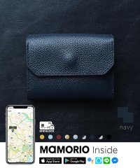 LIFE POCKET/紛失防止タグ MAMORIO搭載 ライフポケット Mini Wallet ミニ財布 財布 スマートウォレット WL001 スキミング防止 RFID付き/503285498