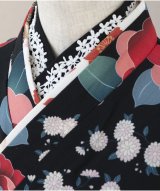 その他(小花×レース地・黒)