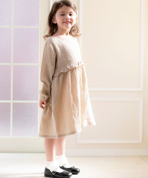 ダブルガーゼフリルワンピース キャサリンコテージ Catherine Cottage D Fashion ダブルガーゼフリルワンピース キャサリンコテージ Catherine Cottage D Fashion