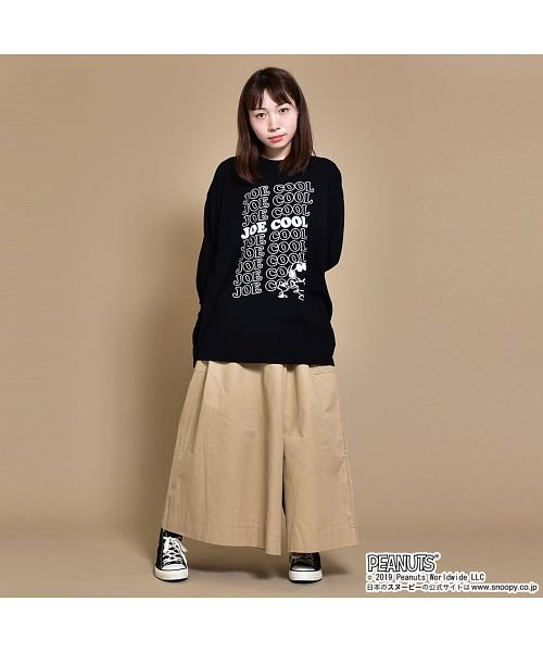 クーポン セール 13 Off ロンt レディース Svec Peanuts ピーナッツ スヌーピー 長袖tシャツ Tシャツ Snoopy Joe Coolジョー クール 人気 ブラン シュベック Svec D Fashion