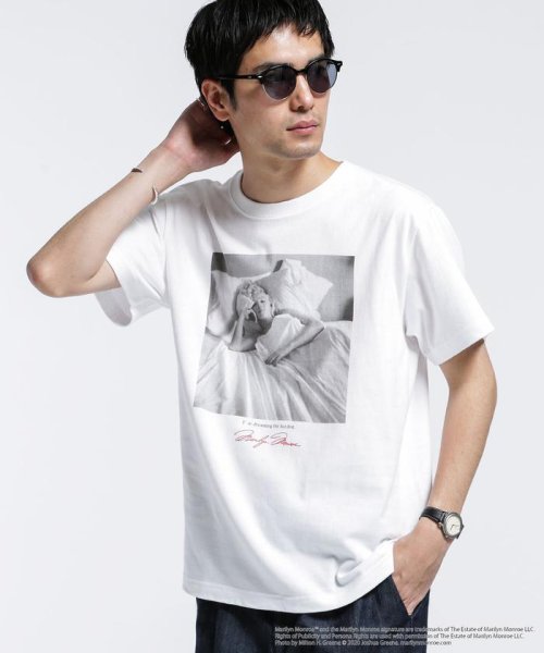 セール マリリンモンロー メッセージ ｔシャツ１ ナノ ユニバース Nano Universe D Fashion