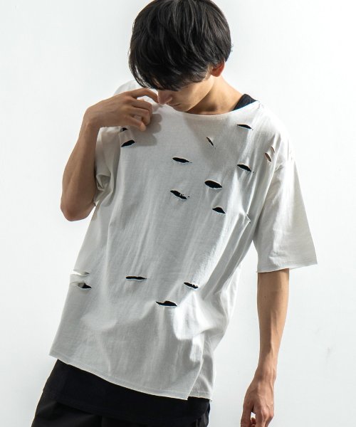 Tシャツ メンズ 半袖 無地 ロング丈 オシャレ タンクトップ ビッグt