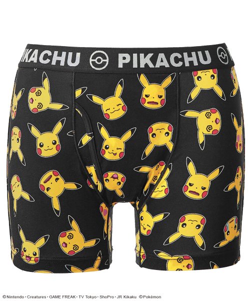 メンズ ボクサーパンツ ポケモン ピカチュウ 総柄 ボクサーショーツ 下着 男性下着 男性用パンツ ボクサーブリーフ 男性用下着 ショーツ プレゼント 彼氏 メ エメフィール Aimerfeel D Fashion