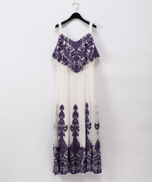 セール 60 Off アラベスク刺繍ロングワンピース グレースコンチネンタル Grace Continental D Fashion