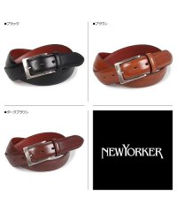 NEWYORKER/ニューヨーカー NEWYORKER ベルト レザーベルト メンズ 本革 LEATHER BELT ブラック ブラウン ダーク ブラウン 黒 NY－5080219/503017305