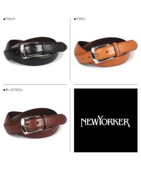 NEWYORKER/ニューヨーカー NEWYORKER ベルト レザーベルト メンズ 本革 LEATHER BELT ブラック ブラウン ダーク ブラウン 黒 NY－8080119/503017306