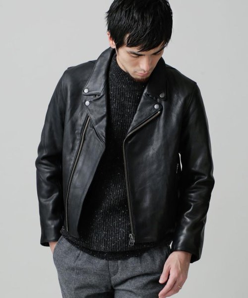 セール 別注cow leather riders ナノ ユニバース Nano Universe D Fashion セール 別注cow leather riders ナノ ユニバース Nano Universe D Fashion