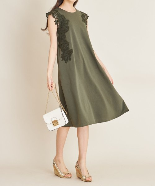 サイドレース装飾ノースリーブワンピース トッコクローゼット Tocco Closet D Fashion サイドレース装飾ノースリーブワンピース トッコクローゼット Tocco Closet D Fashion