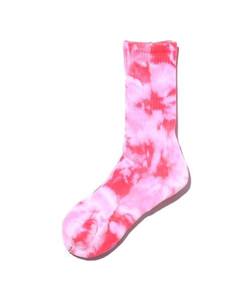 アトモス ピンク タイダイ リブ ソックス 503332561 Atmos Pink Atmos Pink D Fashion