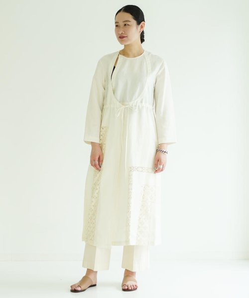 セール】シルクリネンレースドッキング アシンメトリーコートワンピース(503335732) | MACPHEE(MACPHEE) - d fashion セール】シルクリネンレースドッキング アシンメトリーコートワンピース(503335732) | MACPHEE(MACPHEE) - d fashion