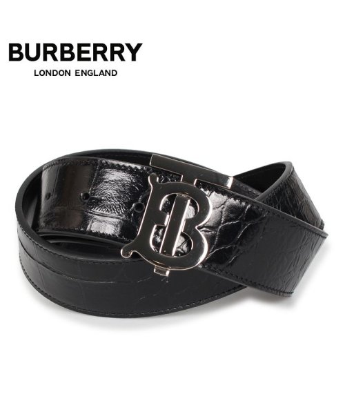 バーバリー Burberry ベルト レザーベルト メンズ Belt ブラック 黒 バーバリー Burberry D Fashion