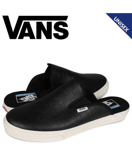 Vans ヴァンズ ミュール Sf スリッポン メンズ レディース バンズ レザー Mule Sf ブラック 黒 Vn0a4u11xb8 ヴァンズ Vans D Fashion