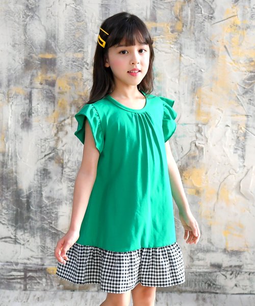セール 半袖フリルワンピース 子供服bee 子供服bee D Fashion