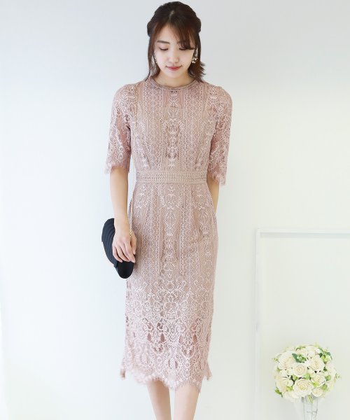 ブルーイースト BLUEEAST パネルレースIラインドレス・結婚式 