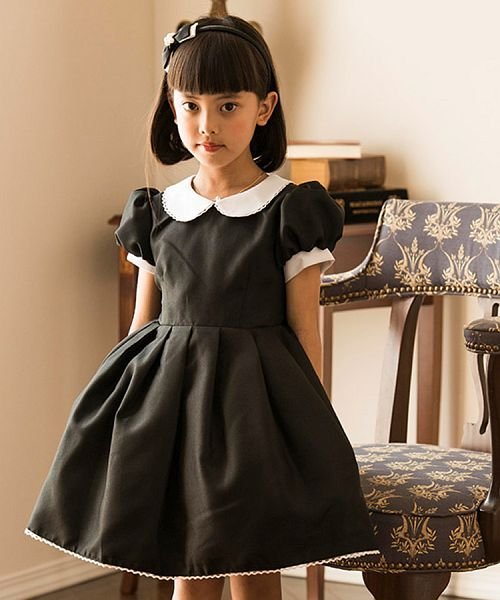 白襟 黒ワンピース キャサリンコテージ Catherine Cottage D Fashion