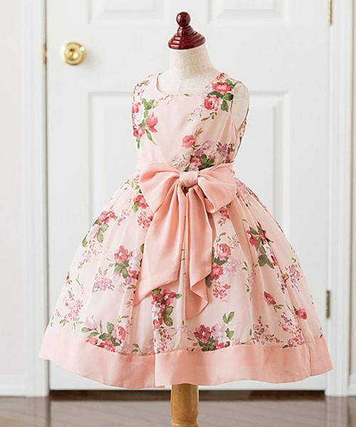 花柄シフォンのフラワーブーケワンピース(503345966) | キャサリン
