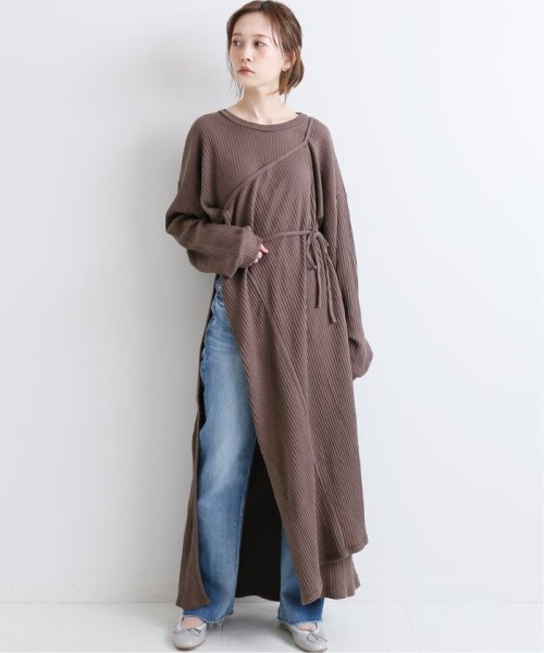 Baserange ベースレンジ Shaw Long Sleeve Kaftan ワンピース イエナ Iena D Fashion