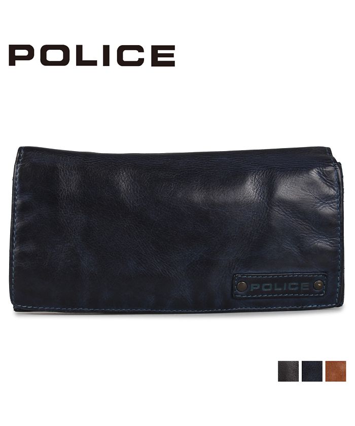 ポリス POLICE ポリス POLICE 財布 長財布 メンズ ラヴァーレ LAVARE LONG WALLET ブラック ネイビー キャメル 黒  PAー59(503349976) | ポリス(POLICE) - d fashion