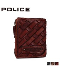 POLICE/ポリス POLICE 財布 三つ折り メッシュ メンズ 本革 TRI－FOLD WALLET ブラック ネイビー ブラウン 黒 PA－70303/503349995