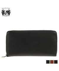 SONNE/ゾンネ SONNE ゾンネ SONNE 財布 長財布 メンズ ラウンドファスナー SCHAF LONG WALLET ブラック ブラウン 黒 SOS001A/503350012