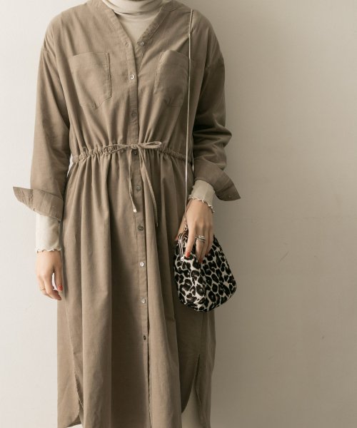 セール Ur スタンドカラーコーデュロイワンピース アーバンリサーチ アウトレット Urban Research Outlet D Fashion