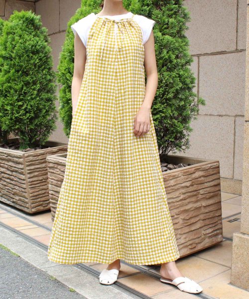 セール35 Off ギンガムチェックホルターワンピース モードローブ Mode Robe D Fashion セール35 Off ギンガムチェックホルターワンピース モードローブ Mode Robe D Fashion