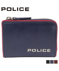 POLICE/ポリス POLICE 財布 小銭入れ コインケース メンズ L字ファスナー レザー TERAIO COIN CASE ブラック ネイビー ダーク ブラウン 黒 /503017472