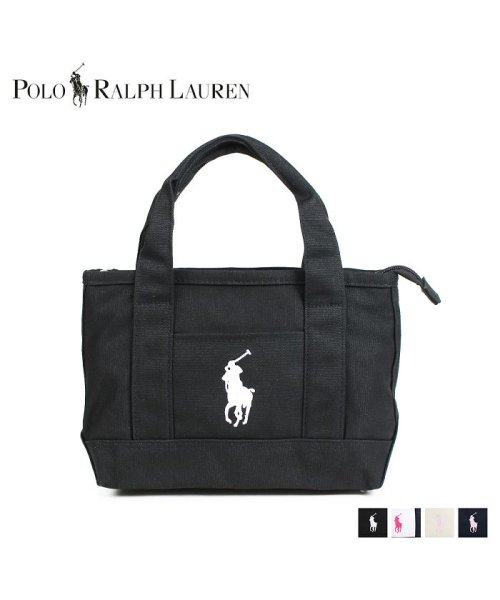 ポロ ラルフローレン Polo Ralph Lauren バッグ トートバッグ メンズ レディース キャンバス Small Tote ブラック ホワイト ネイビ ラルフローレン Ralphlauren D Fashion