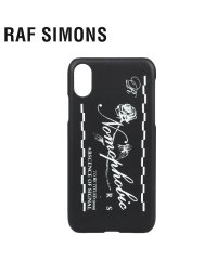 RAFSIMONS/ラフ シモンズ RAF SIMONS iPhone XS X ケース スマホ 携帯 アイフォン メンズ レディース IPHONE CASE ブラック 黒 192/503017643