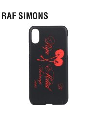 RAFSIMONS/ラフ シモンズ RAF SIMONS iPhone XS X ケース スマホ 携帯 アイフォン メンズ レディース IPHONE CASE ブラック 黒 192/503017644