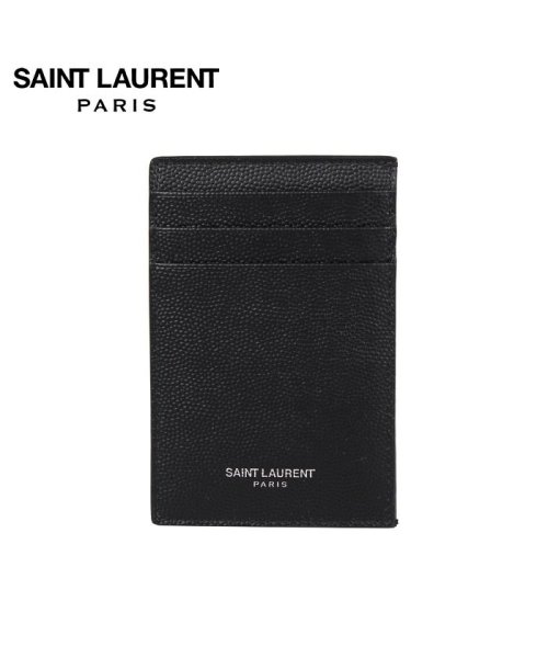 サンローラン パリ Saint Laurent Paris パスケース カードケース Id 定期入れ メンズ Metal Clip Cardholder ブラッ サンローランパリ Saintlaurentparis D Fashion