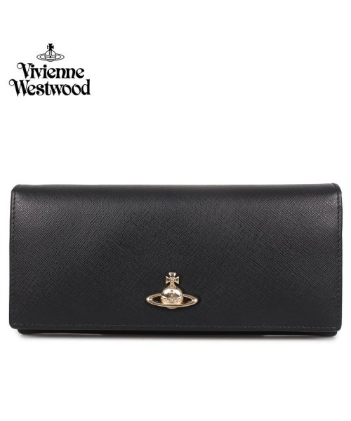 ヴィヴィアンウエストウッド Vivienne Westwood 財布 長財布 レディース PIMLICO WOMAN CREDIT CARD ブラック  黒 51(503110557) ヴィヴィアンウエストウッド(VivienneWestwood) d fashion