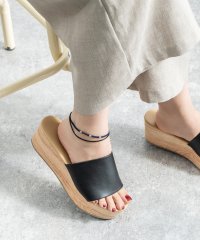 Rocky Monroe/ロッキーモンロー Rocky Monroe アンクレット ブレスレット メンズ レディース つけっぱなし 2連 シルバー PU フェイクレザー チャーム カラー/503358162