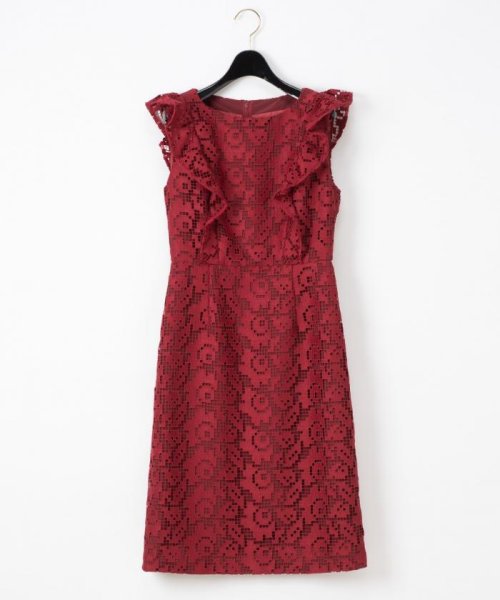 セール フリルレースワンピース グレースコンチネンタル Grace Continental D Fashion セール フリルレースワンピース グレースコンチネンタル Grace Continental D Fashion