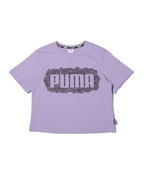 プーマ ミスタードゥードゥルクロップドティー Puma Puma D Fashion
