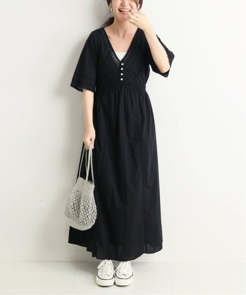 セール マニーレースハーフスリーブワンピース スローブ イエナ Slobe Iena D Fashion