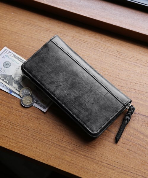 セール Doob London ブライドルレザー本革長財布ラウンドファスナー ドゥーブロンドン Doob London D Fashion