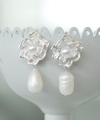PourVous/プールヴー PourVous フラワー&パールピアス/503112983