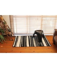 BRID/ORGANIC HAND DRAWING RUG STRIPE 140×200/503357214