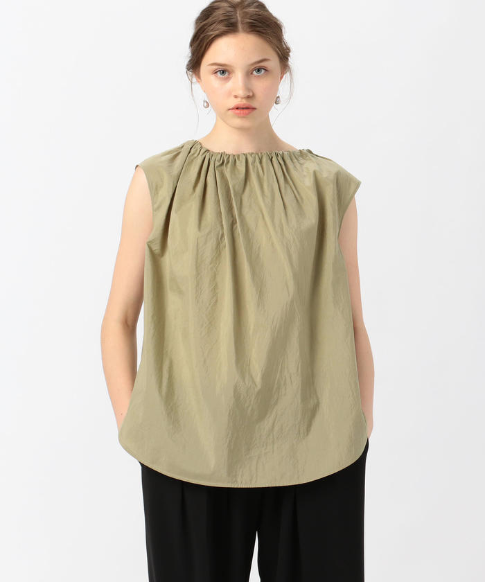 ella selectshopコットンタイプライターギャザーブラウスエラセレクト ella selectshopコットンタイプライターギャザーブラウスエラ