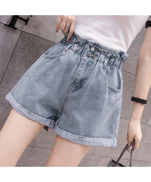 セール デニムパンツ レディース ハイウエスト ショーパン ロールアップ ワイドショートパンツ ゆったり クラッシュ ホットパンツ ミニミニストア Miniministore D Fashion セール デニムパンツ レディース ハイウエスト ショーパン ロールアップ ワイドショートパンツ ゆったり クラッシュ ホットパンツ ミニミニストア Miniministore D Fashion