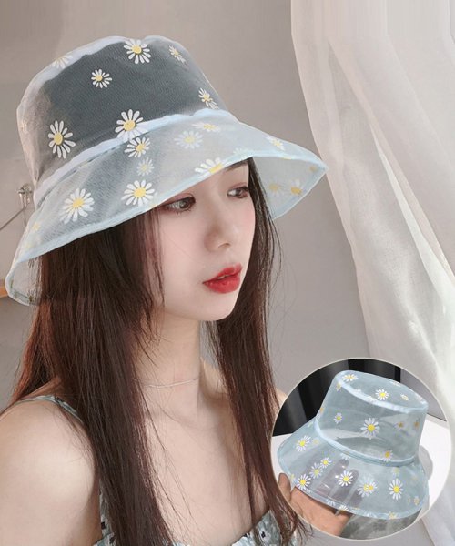 セール Off バケットハット レディース つば広 日よけ帽子 通気性 可愛い サファリハットuvカット 花柄 帽子 小顔効果 ミニミニストア Miniministore D Fashion