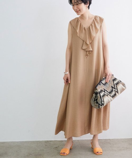 セール 2wayリネン混フレアワンピース アダム エ ロペ Adam Et Rope D Fashion
